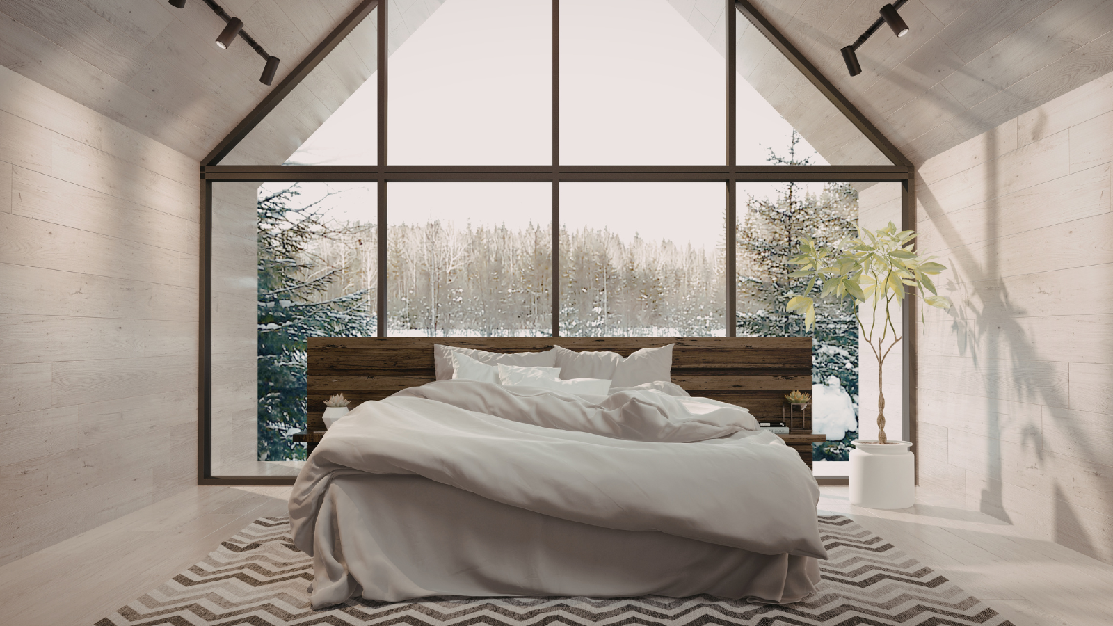 עיצוב חדר שינה כמו בית מלון